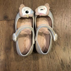 Mini Melissa, girl’s size 9, unicorn shoes